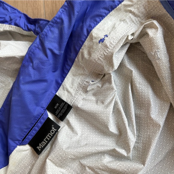 Marmot Purple/Blue Raincoat - Picture 7 of 9